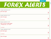 Tablet Screenshot of freeforexalert.com